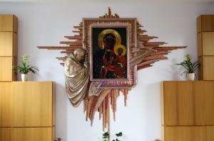 2018 XII 30 - Ołtarz Matki Bożej Częstochowskiej i Św. Jana Pawła II